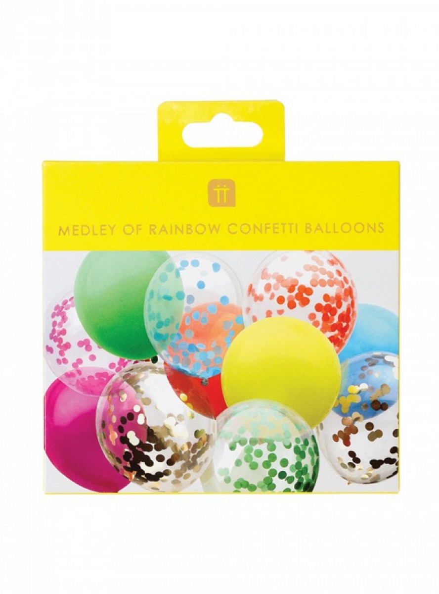 Talking Μπαλόνια Rainbow Brights Confetti RAINBALLCONFETTI Stolidis