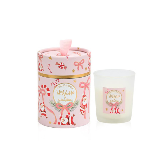 3557-550x550 Κερί χριστουγεννιάτικο Αγιος Βασίλης ροζ 60gr ST00937 - Image 1