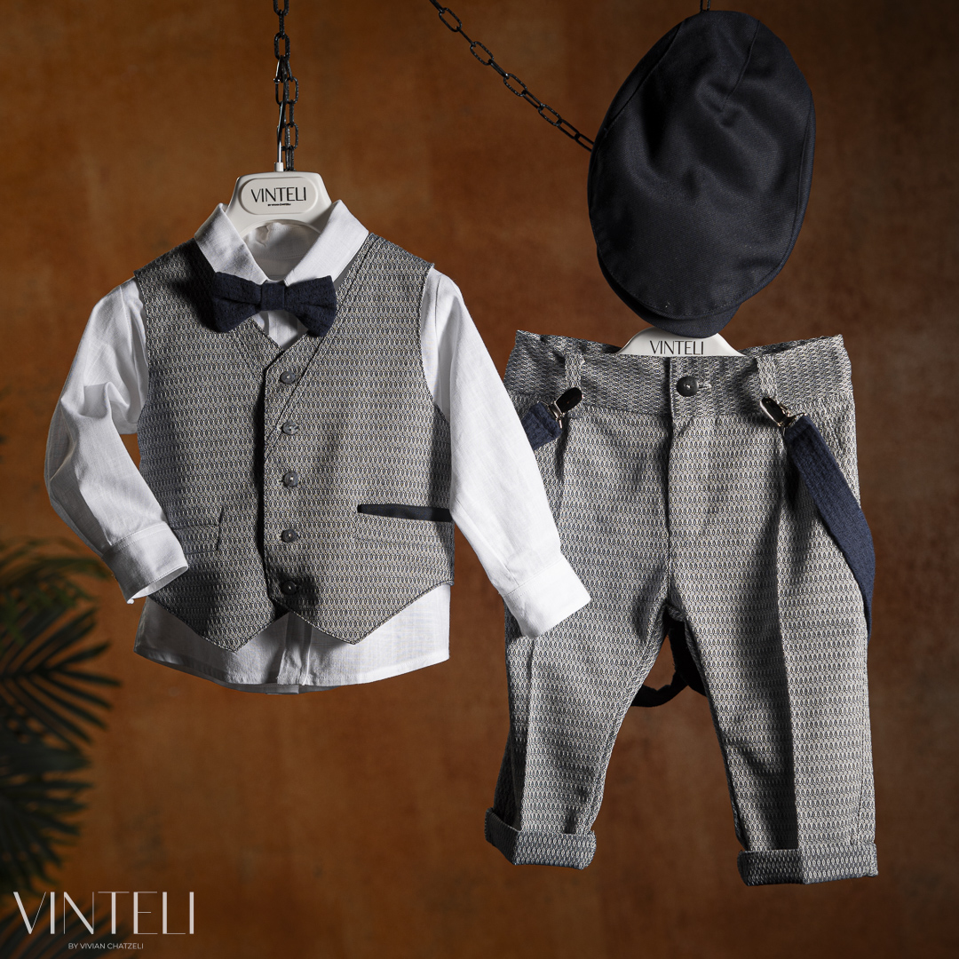 9404Α (1) Βαπτιστικό Ρούχο VinteLi 9404A - Image 1