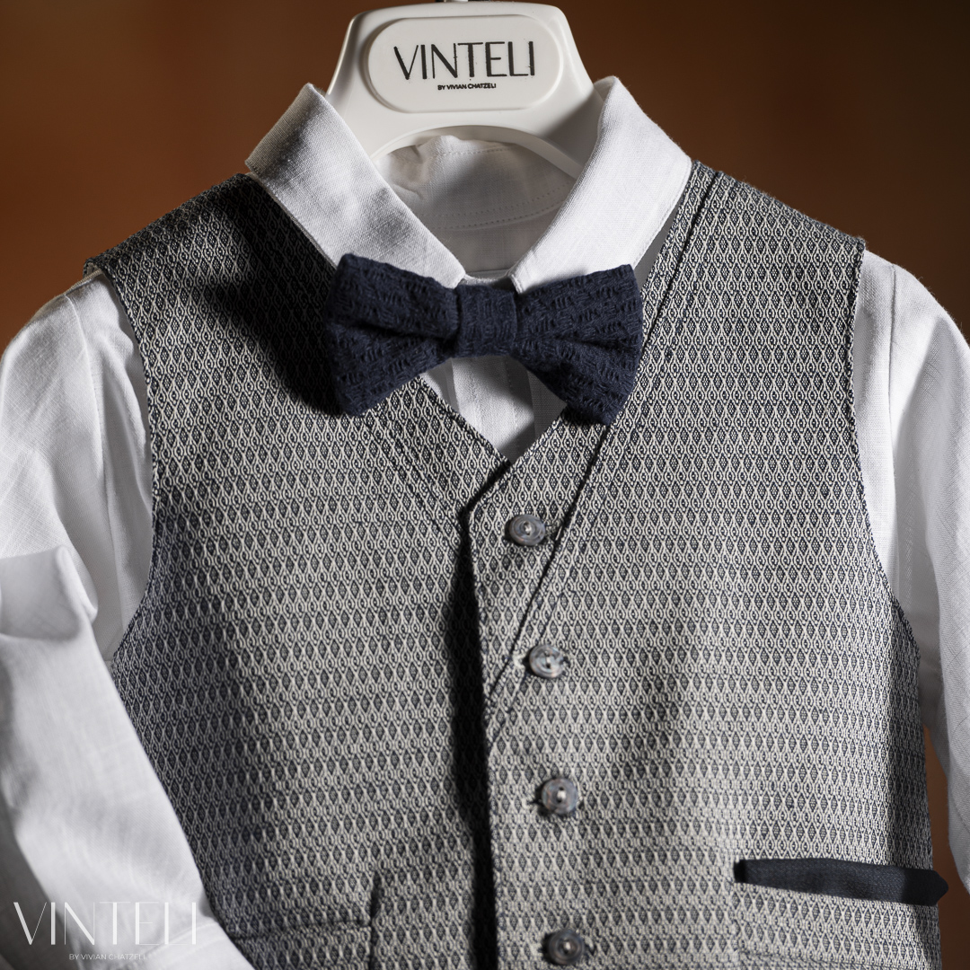 9404Α (2) Βαπτιστικό Ρούχο VinteLi 9404A - Image 2