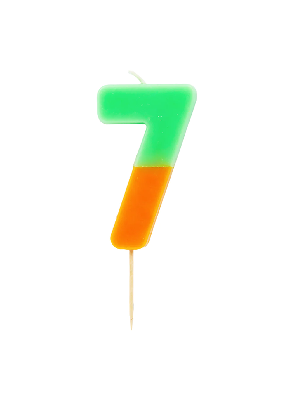 23407-23407.webp Κεράκι Νο 7 We ♥ Πολύχρωμα - Image 1