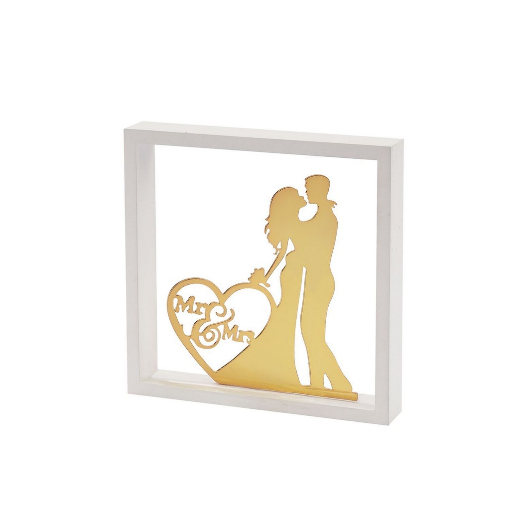 2458 Κάδρο με Ζευγάρι "Mr & Mrs" Διακοσμητικό 2458 - Image 1