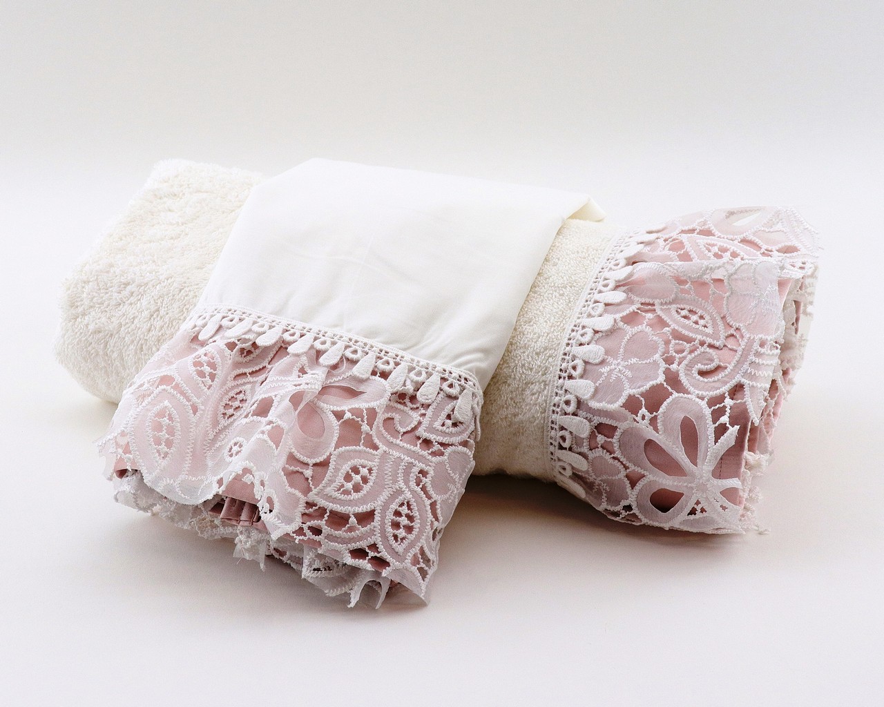 M221-33 Σετ Λαδόπανα Βάπτισης κορίτσι σάπιο μήλο M221 - Image 1