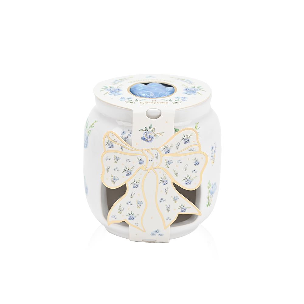 ST00999 Κεραμικό μαζί με μελτ λουλούδια γαλάζια ST00999 - Image 1