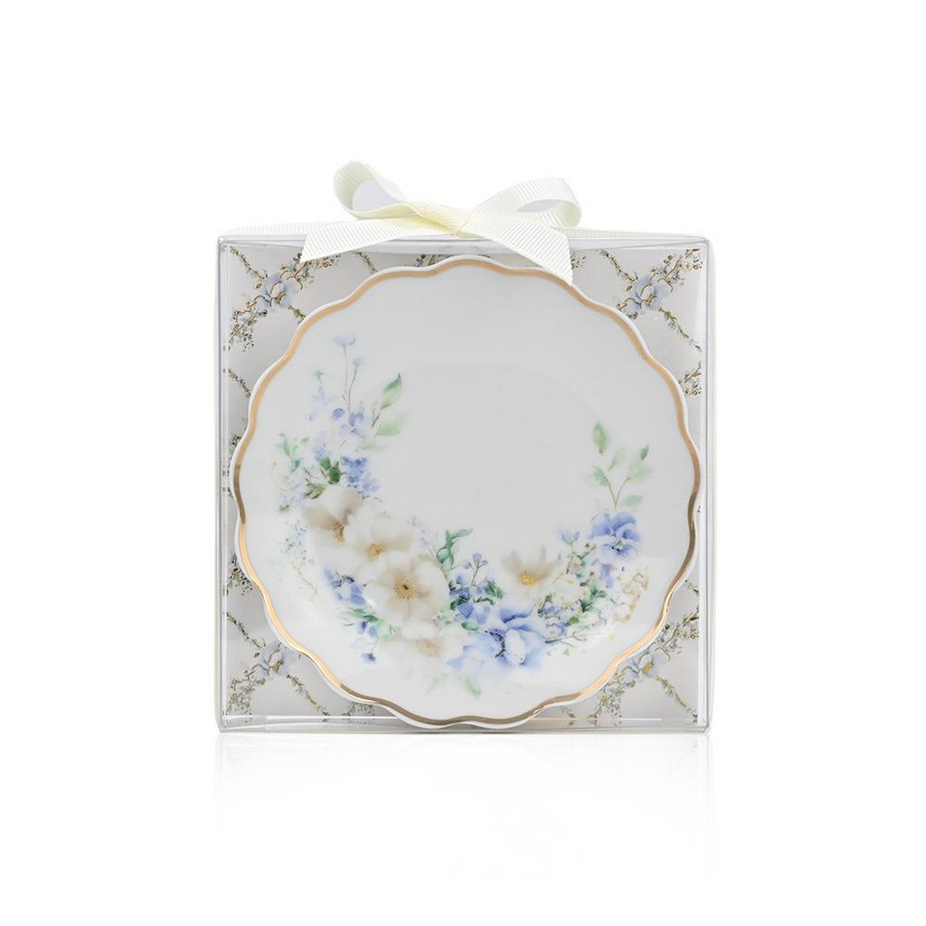 ST01022 Πιατάκι πορσελάνη blue fleur ST01022 - Image 1