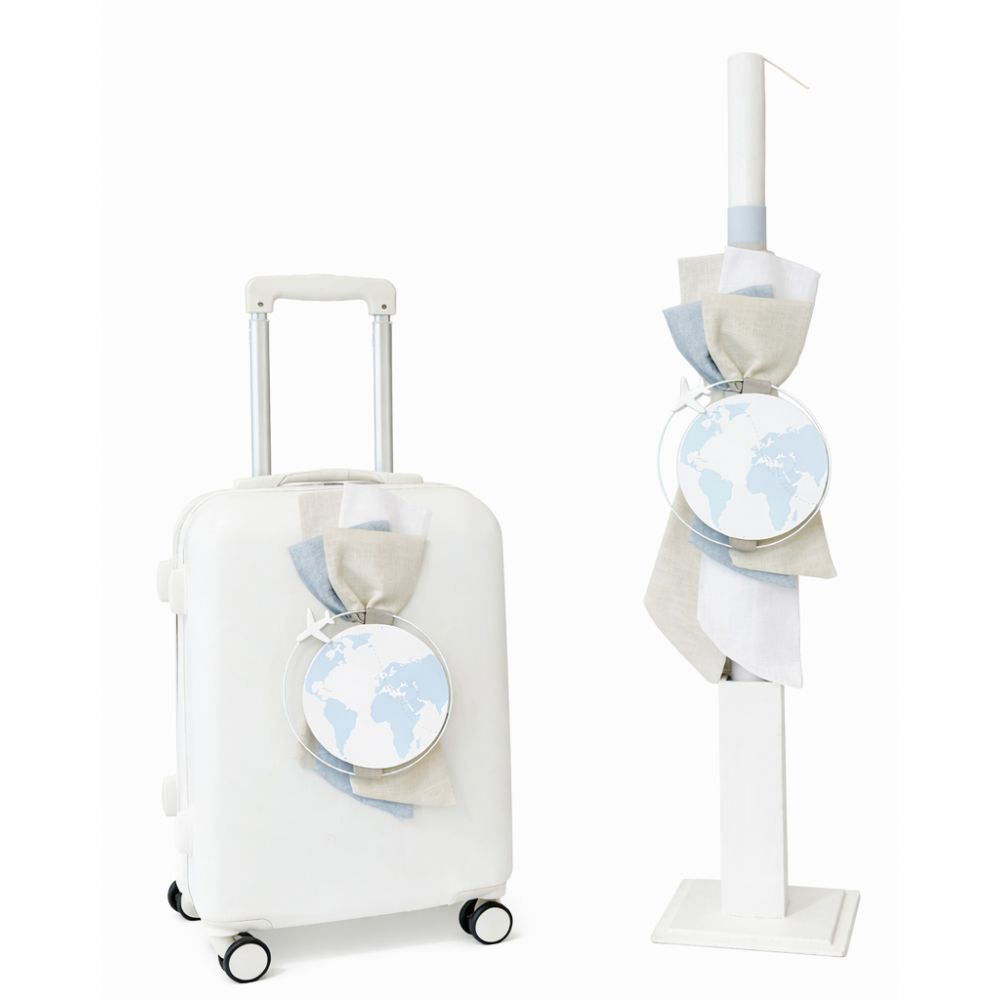 photo156 Σετ βάπτισης σιελ εκρού travel 3127 - Image 1