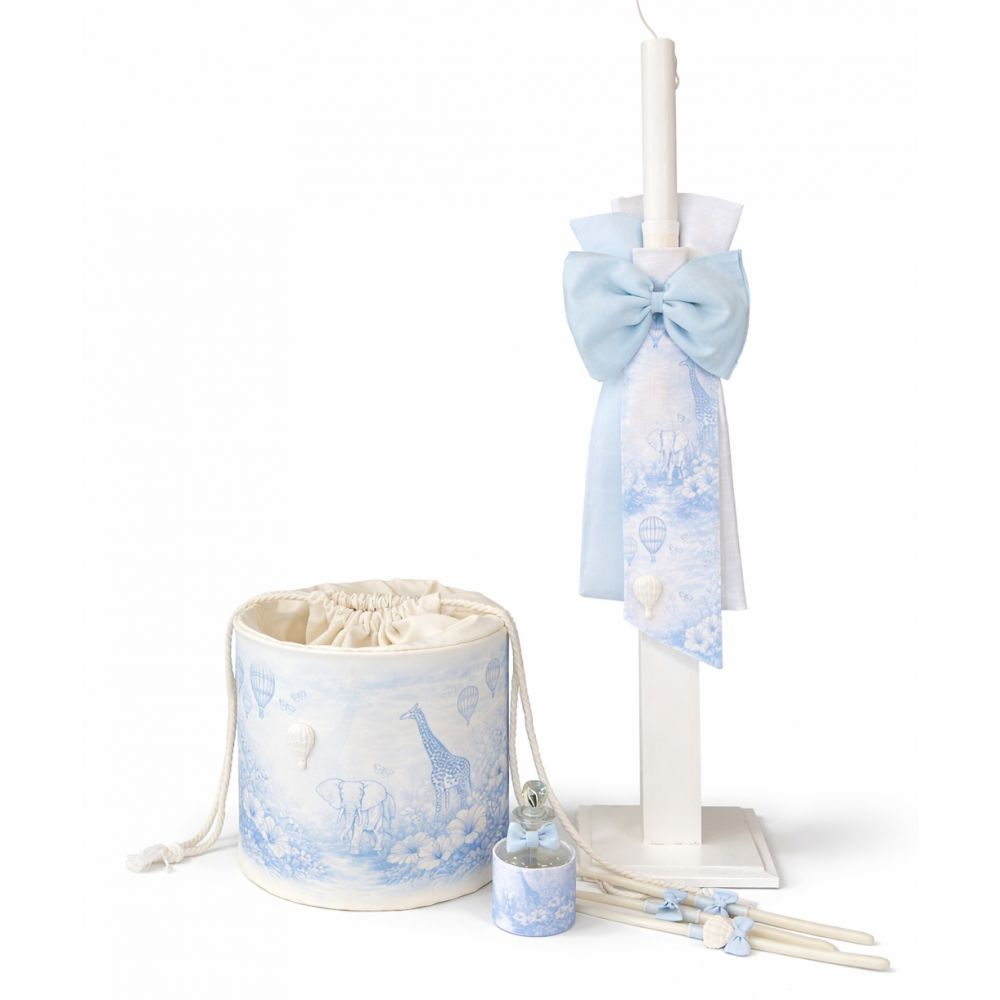 photo183 Σετ βάπτισης d1or σιελ jungle 3105-3106-3107-3108 - Image 1