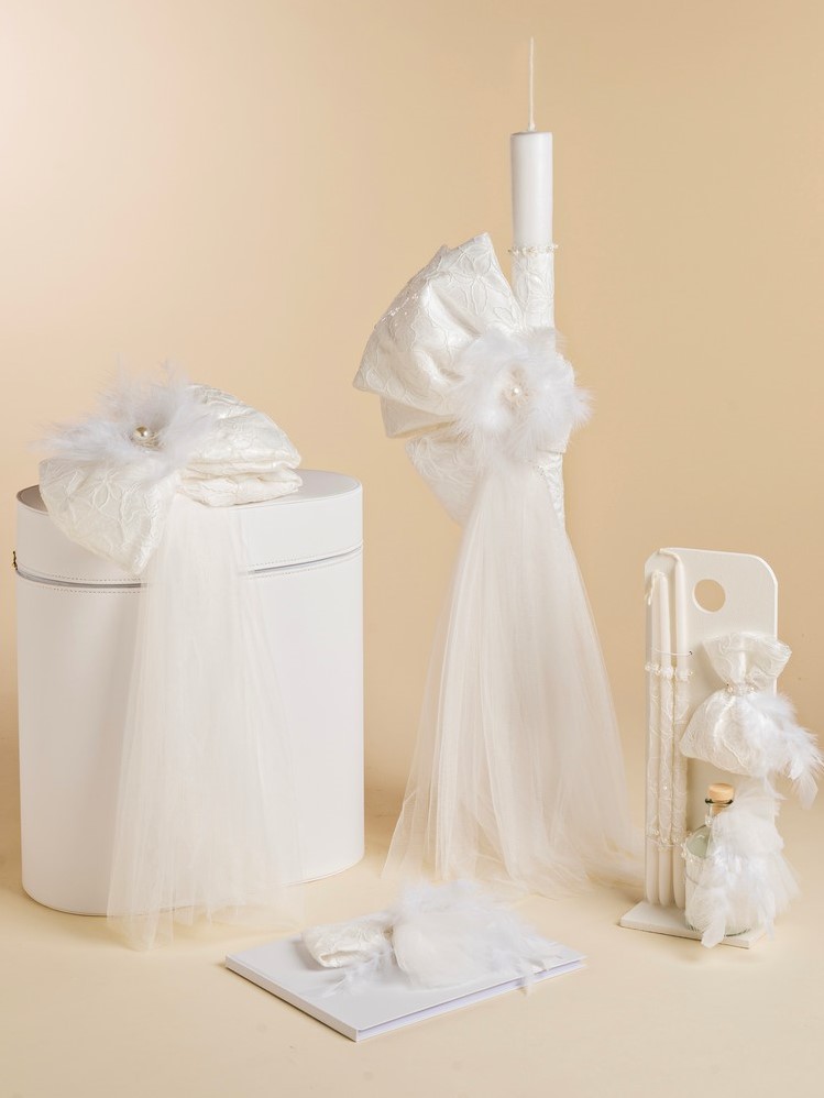 k26.02 Τσάντα πέρλα λευκή Baby Bloom K26.02 - Image 1