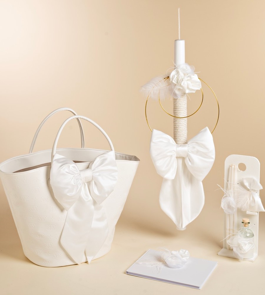 k26.16 Τσάντα λευκή Εβελίνα Baby Bloom K26.16 - Image 1