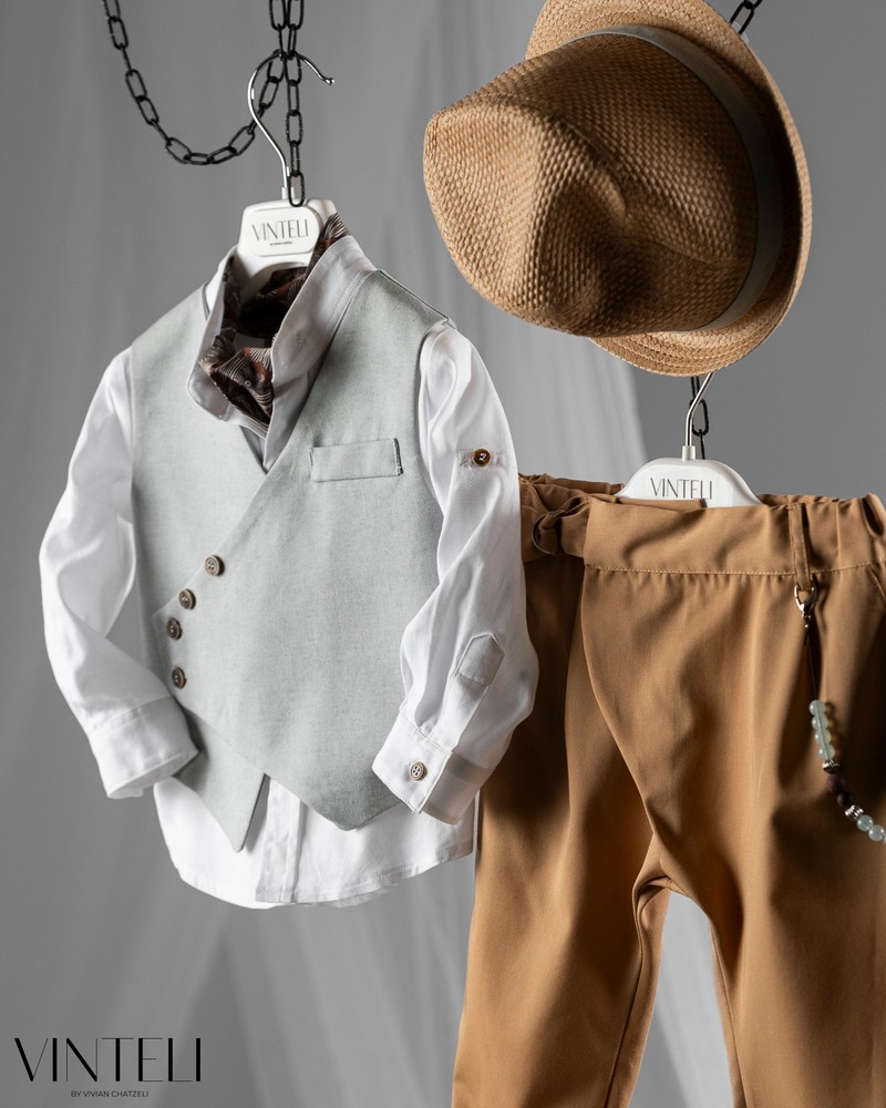 CLS5514 (1) Βαπτιστικό Ρούχο VinteLi CLS5514 - Image 1