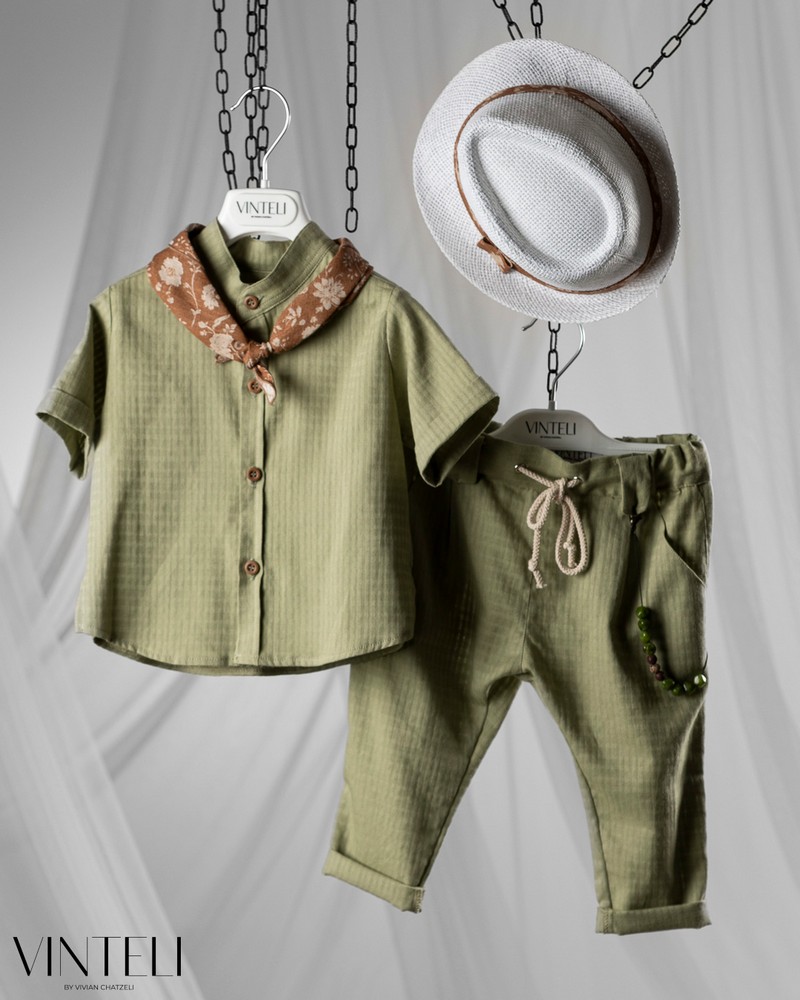 CLS5521A (1) Βαπτιστικό Ρούχο VinteLi CLS5521A - Image 1