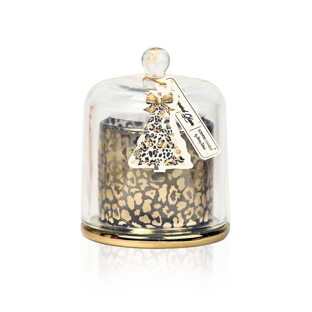 ST01035 Κερί χριστουγεννιάτικο καμπάνα leopard glam 75γρ ST01035 - Image 1