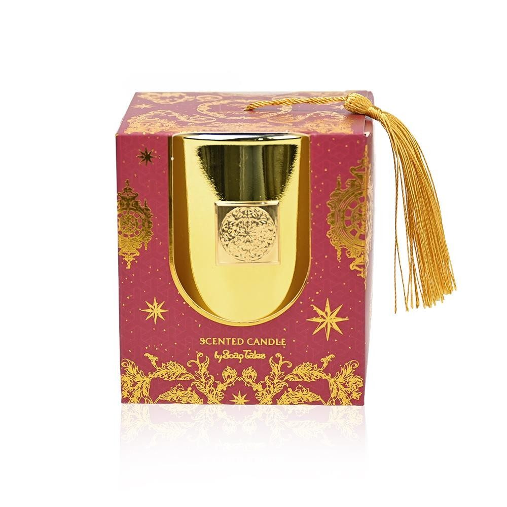 ST01056 Κερί χριστουγεννιάτικο happy holidays 180γρ ST01056 - Image 1